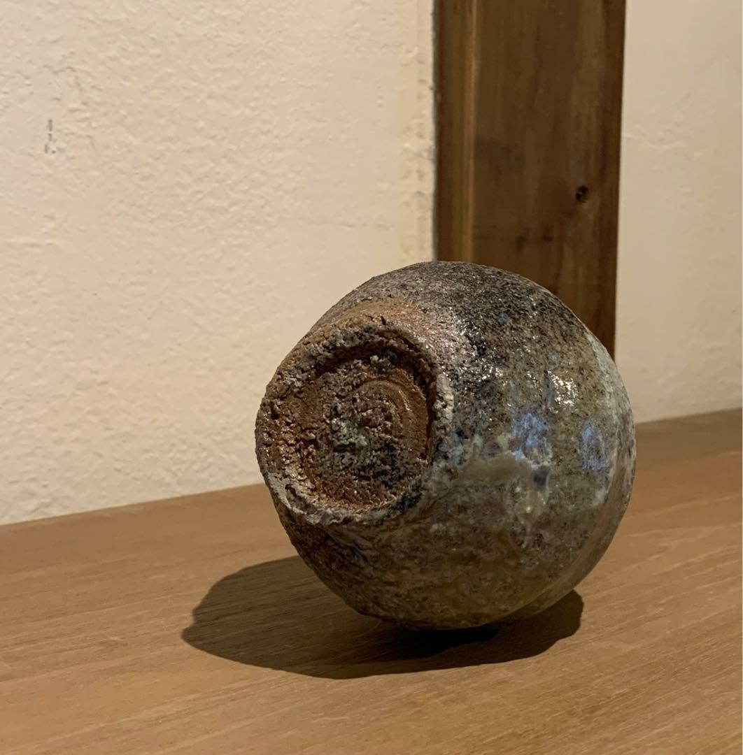 【希少作】酒器　P.カラス 作　焼締徳利