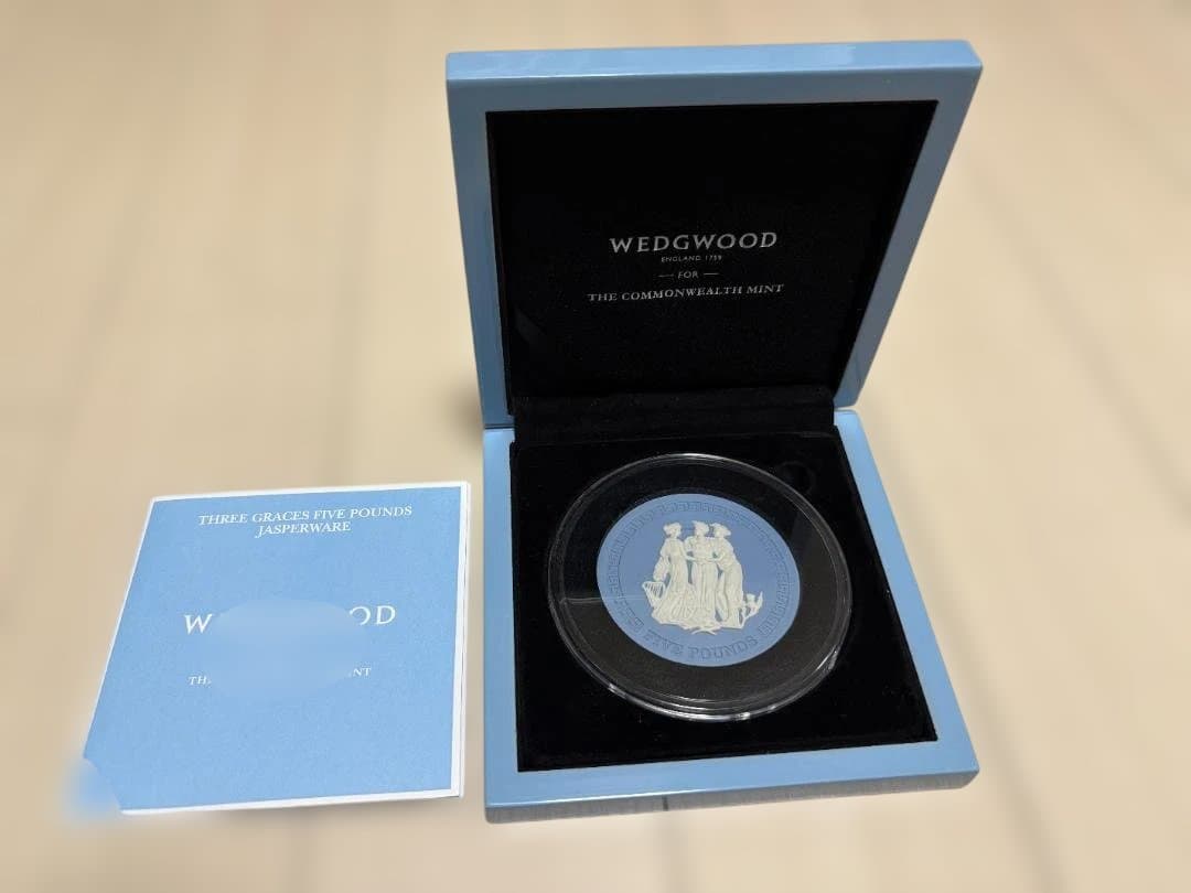 【新品】ウエッジウッド スリーグレイセス　2018トリスタンダクーニャ　陶貨