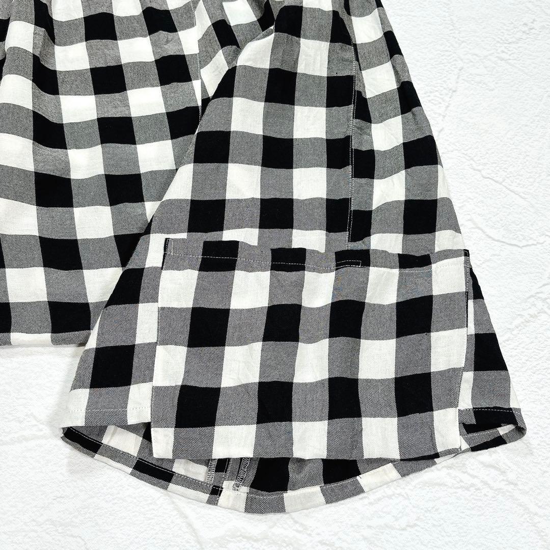 美品✨慈雨 サルエルパンツ ギンガムチェック センソユニコ 40 イージーパンツ