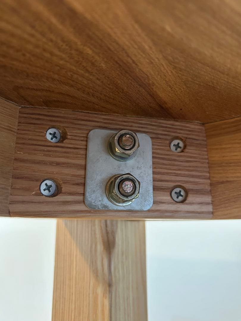 無印良品　希少廃盤　ダイニングテーブル　タモ材