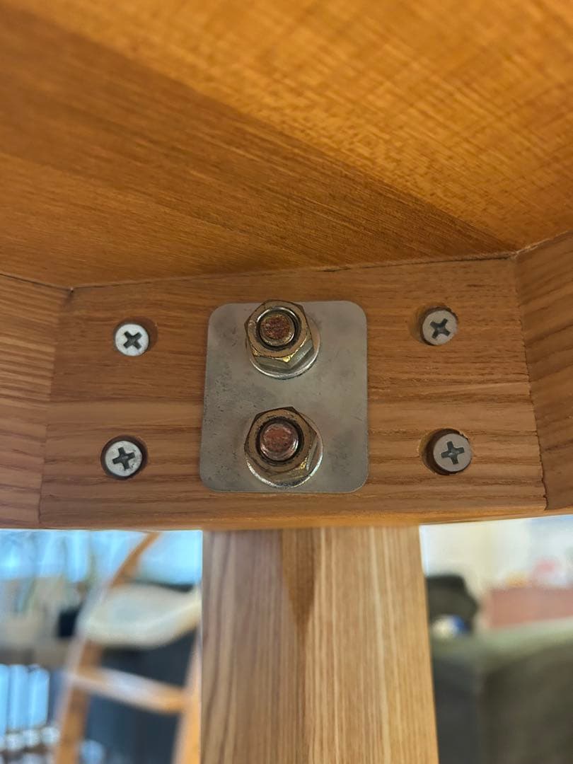 無印良品　希少廃盤　ダイニングテーブル　タモ材