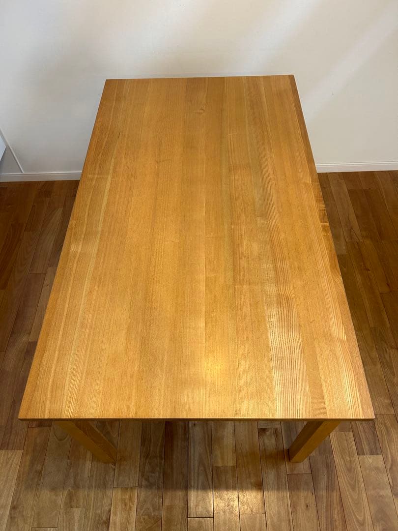 無印良品　希少廃盤　ダイニングテーブル　タモ材