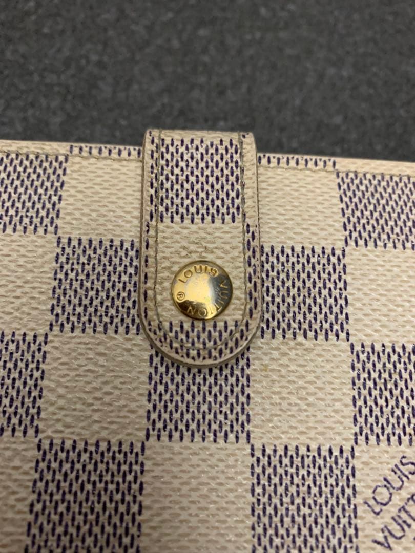 直営店購入　ルイヴィトン　ポルトフォイユヴィエノワ　ダミエアズール　折り財布