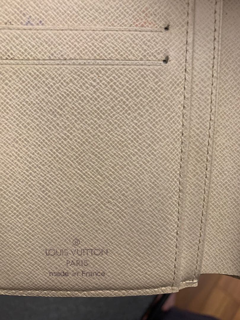 直営店購入　ルイヴィトン　ポルトフォイユヴィエノワ　ダミエアズール　折り財布