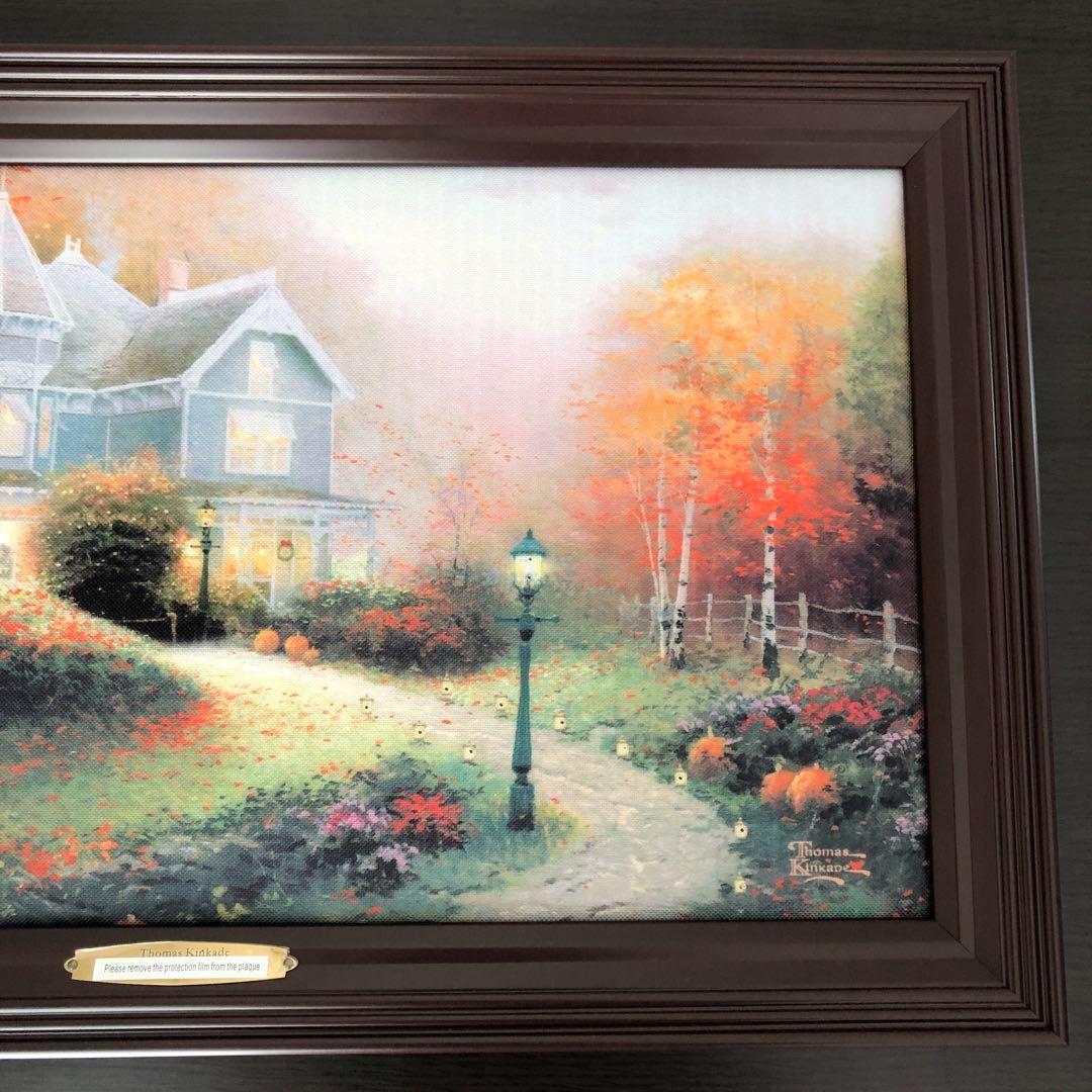 新品 トーマスキンケード 絵画 ライトアップ 光る イルミネーション 海外 秋
