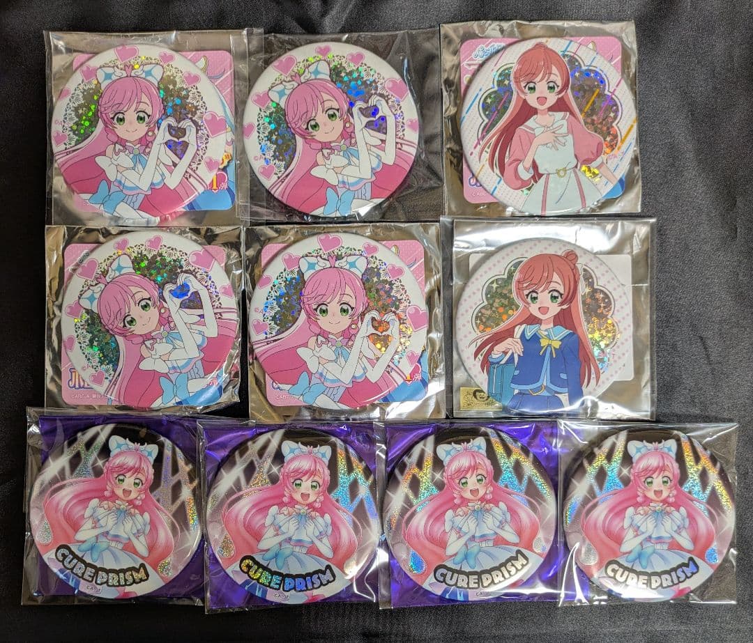 プリキュア　キュアプリズム　缶バッジセット