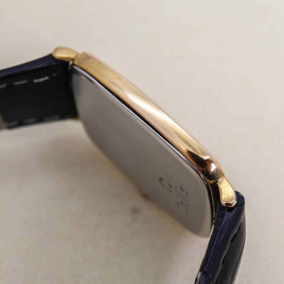 訳あり OMEGA デヴィル 腕時計 ゴールド レザー ヴィンテージ 2876