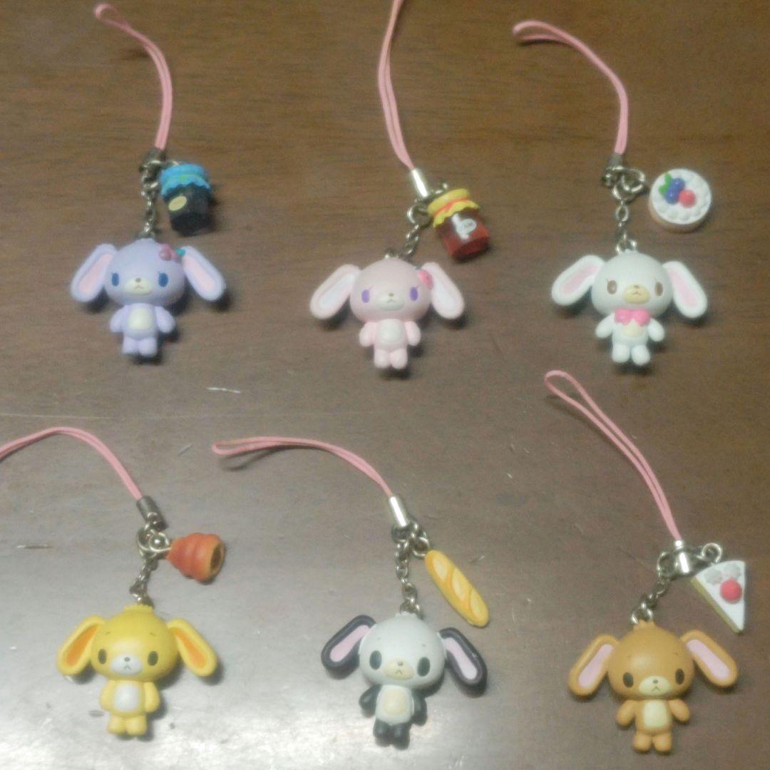 シュガーバニーズ　フィギュアストラップ　コンプセット