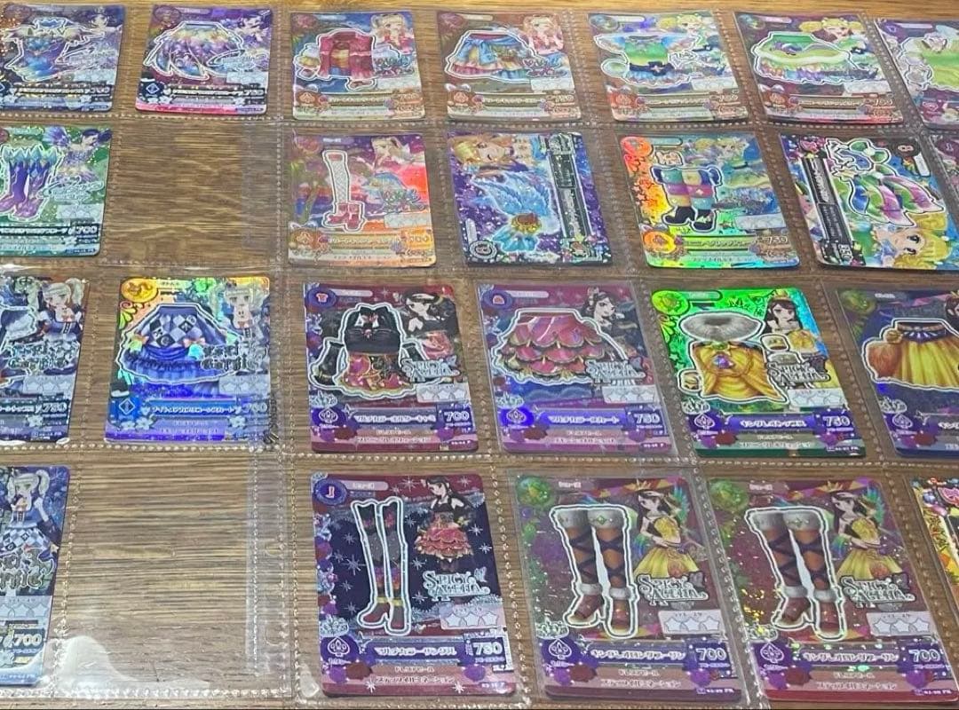 アイカツカード 初期 プレミアムまとめ売り 透明バインダー付