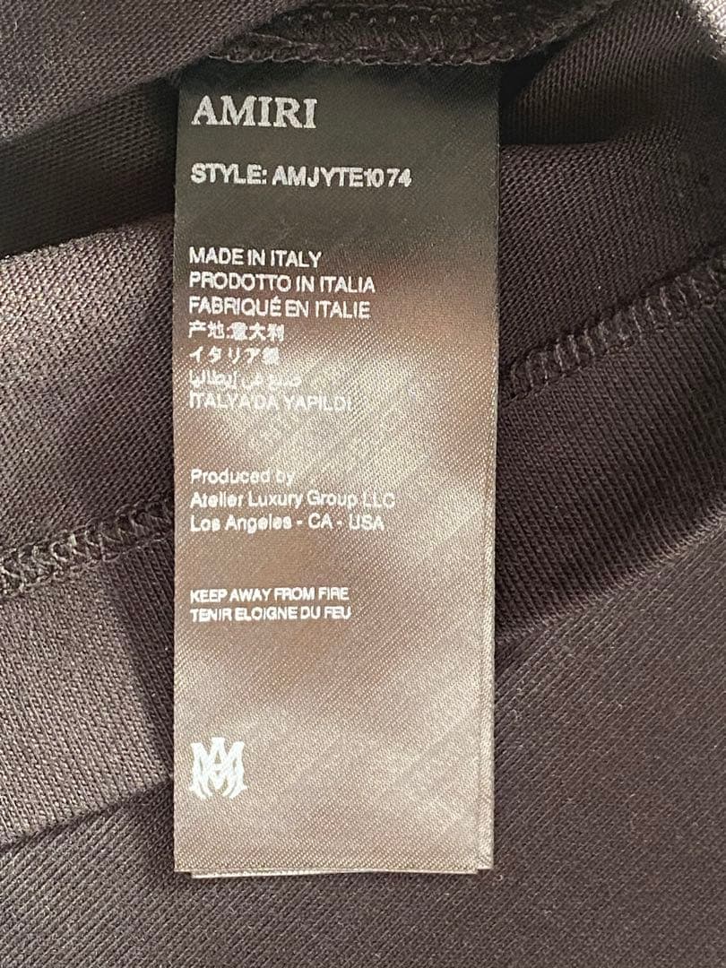 【美品】AMIRI Tシャツ(本物の見分け方付き)