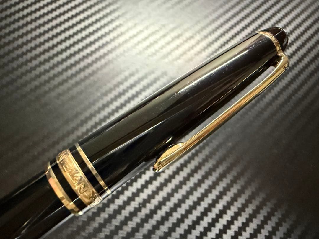 モンブラン マイスターシュテュック 144 ブラック 中白 EF 極細字 万年筆