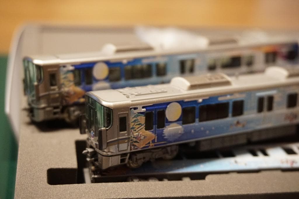 KATO 225系 びわこおおつ紫式部とれいん ラッピング仕様 6両