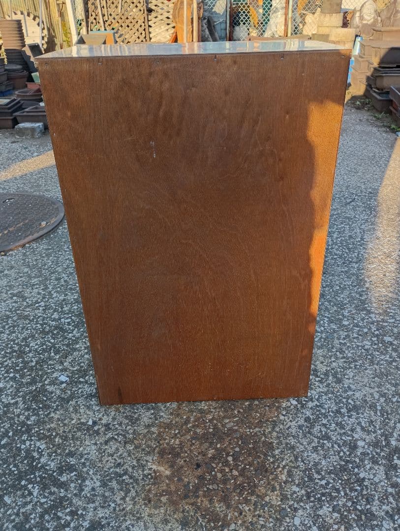 4254）糸販売木製ケース　　手芸 店舗什器 昭和レトロ