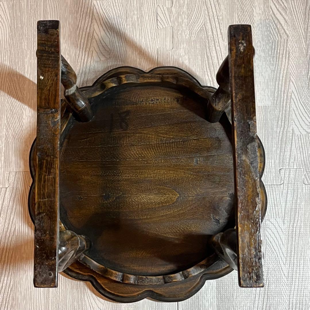 李朝 木製 ソバン ちゃぶ台 ビンテージ 骨董 韓国伝統工芸品 民藝