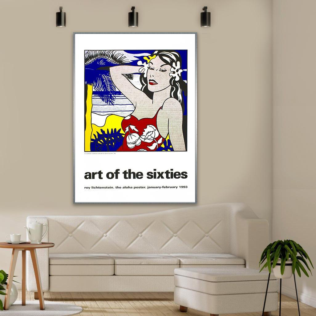 額装品/Aloha1993/ロイ リキテンスタイン/インテリア/アート/ポスター