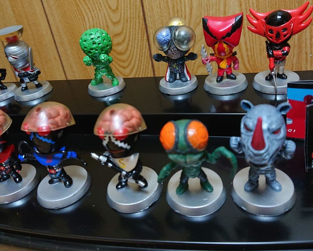 特撮ヒーローズ 人造人間キカイダー 16体セット ケース・ミニブック付き