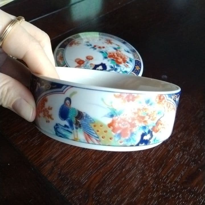 ★超豪華★美品★有田焼★蓋付き食器★縁起良絵柄★アクセサリー入れ★小物入れ★