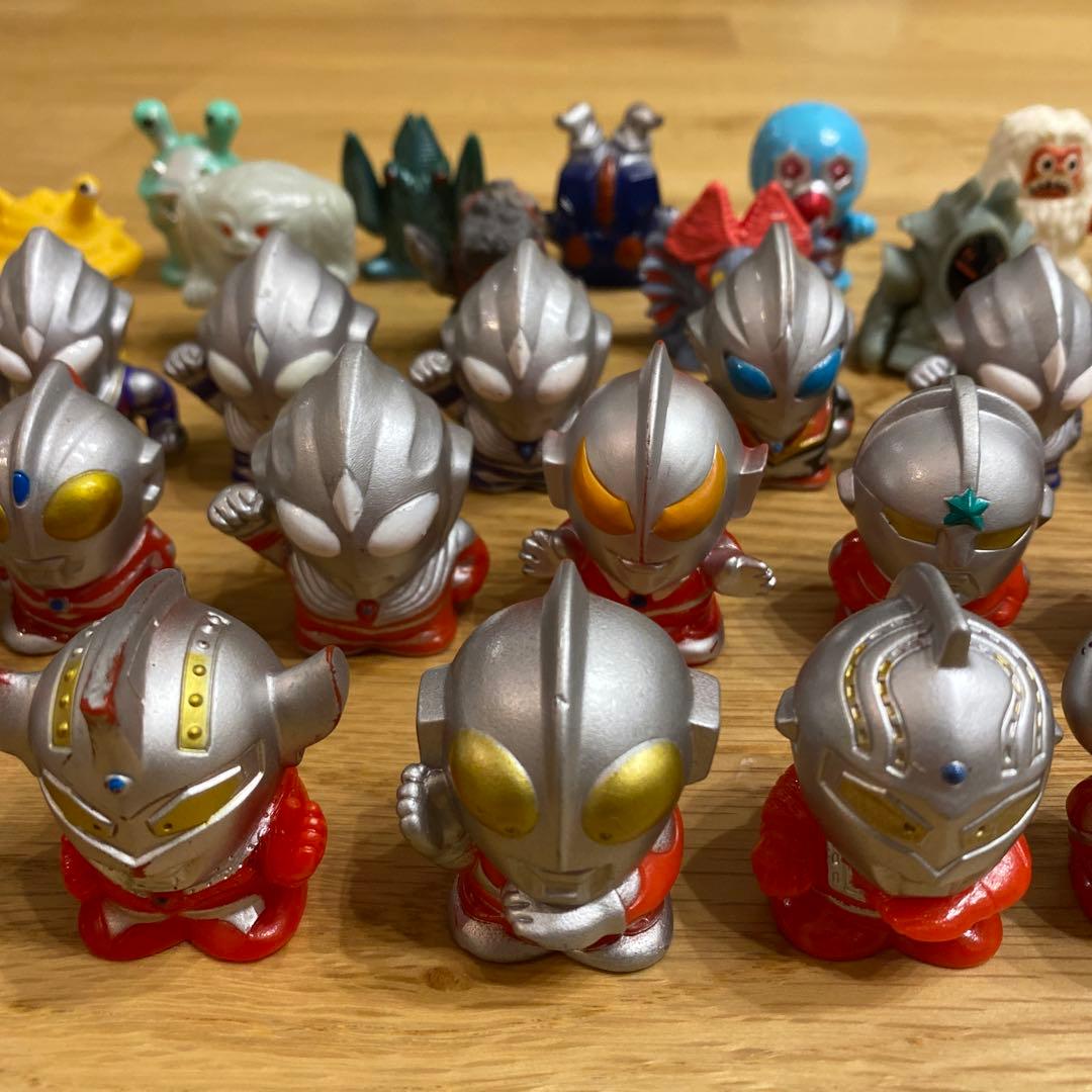 【平成レトロ】ウルトラマン 指人形 フィギア 41体 まとめ売り