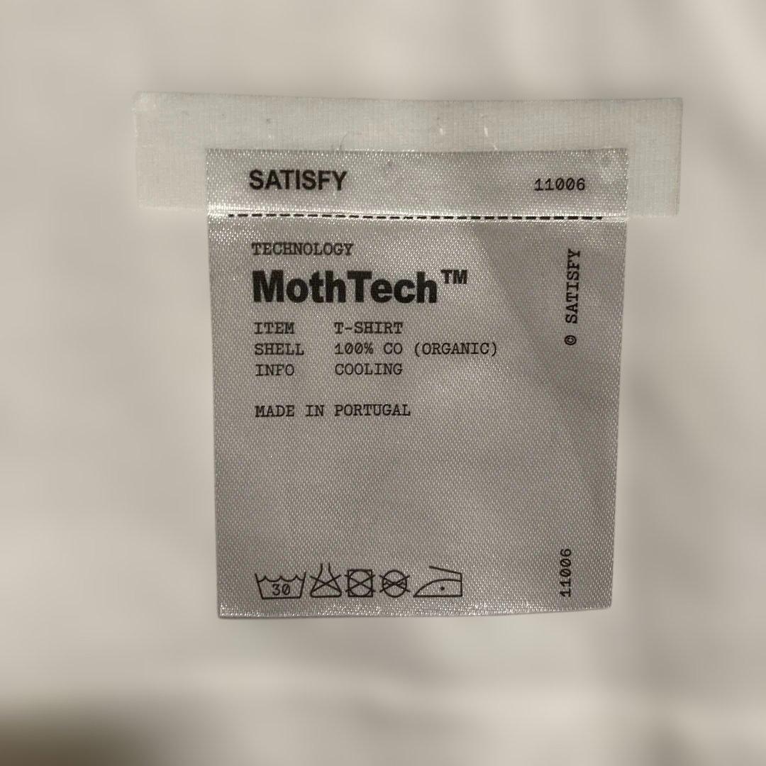 【Satisfy】 MothTechコットンTシャツ Mサイズ