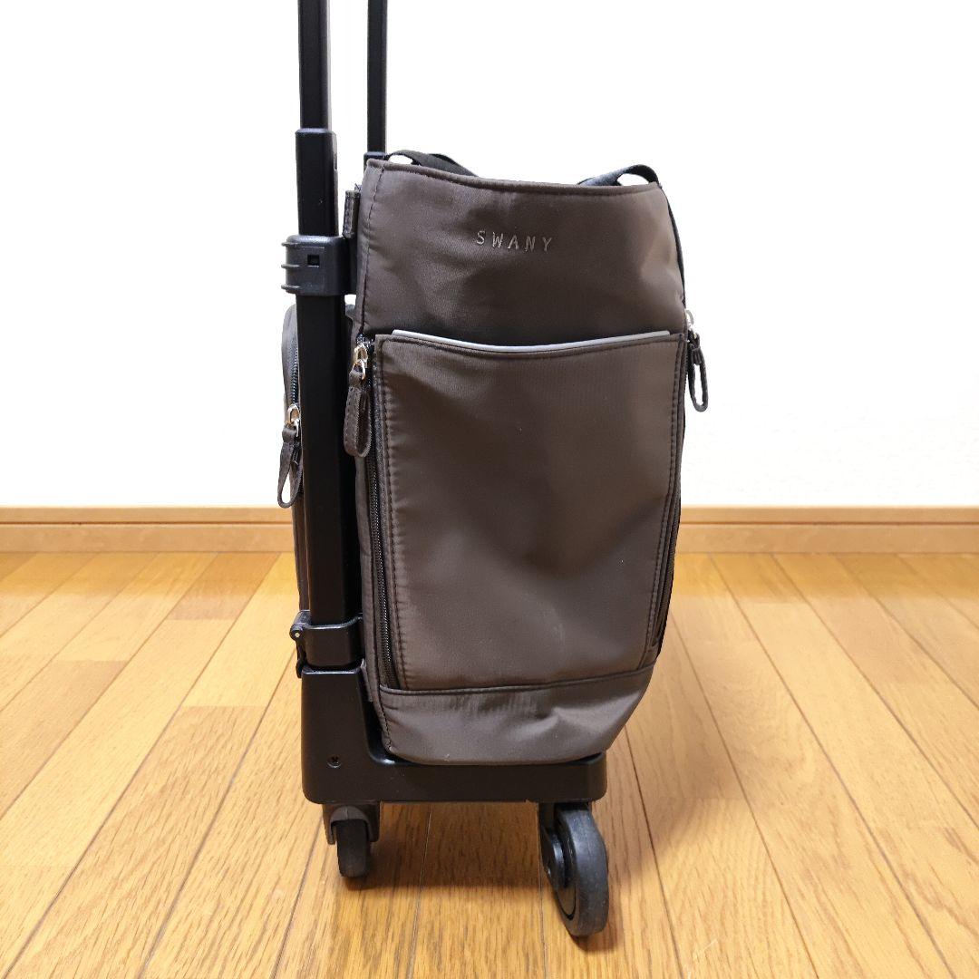 【美品】SWANY（スワニー）バッグ ショッピングカート キャリー トート