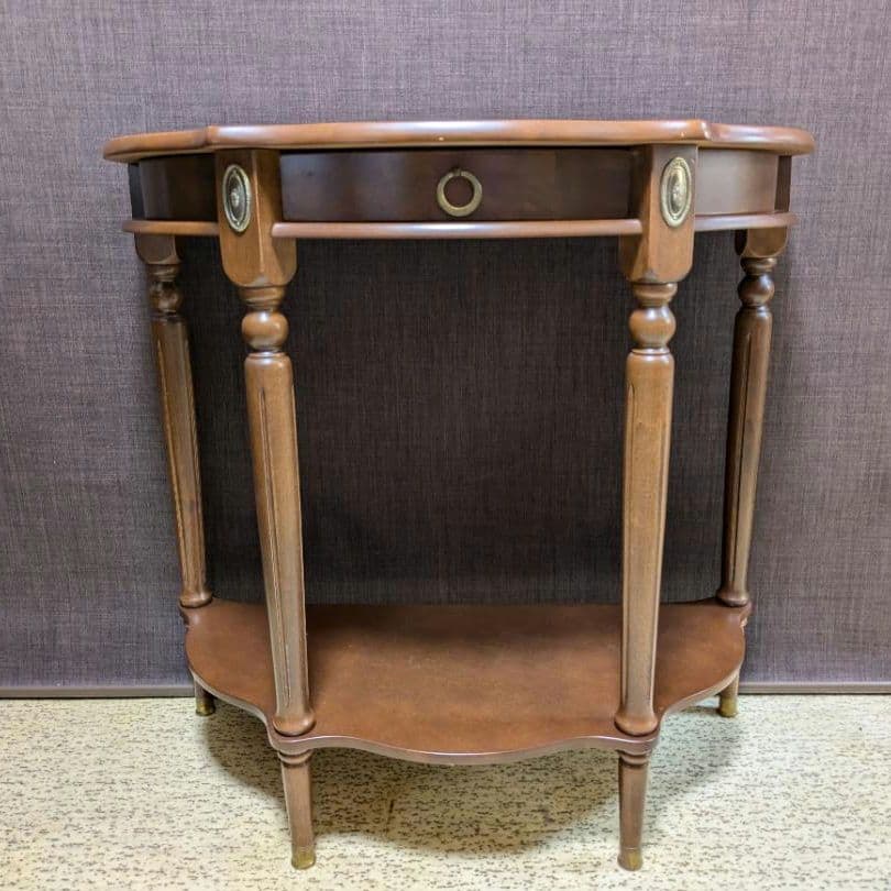 710　 コンソールテーブル 猫脚　W790 D390 H760