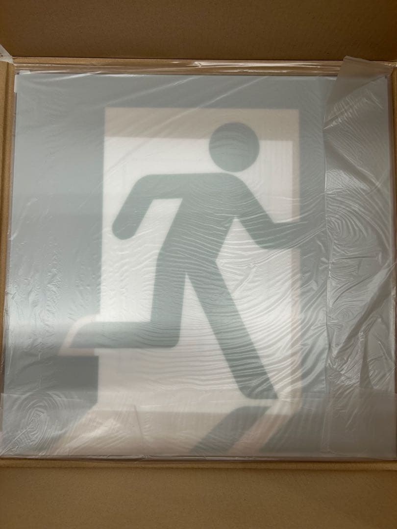 LED誘導灯 避難口　A級　避難経路表示パネル　片面天井壁直付兼用