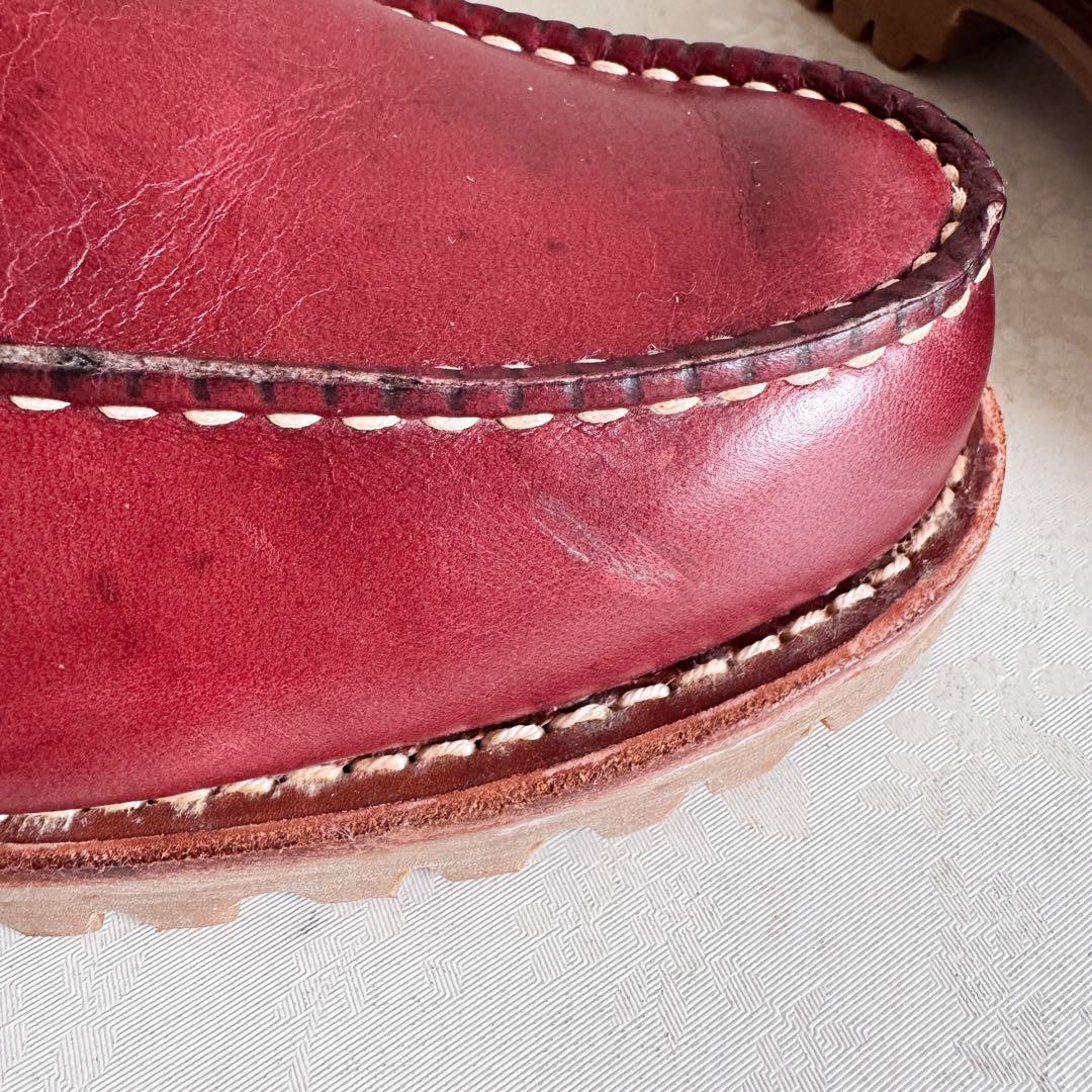 【REGAL リーガル】デッキシューズ 3eye 赤茶 660AH 26cm