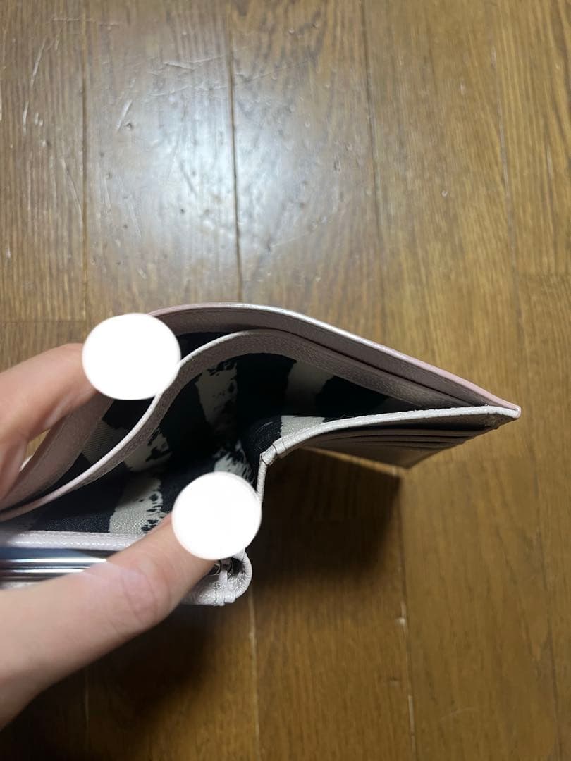ヴィヴィアンウエストウッド 三つ折り財布 レザー ピンク