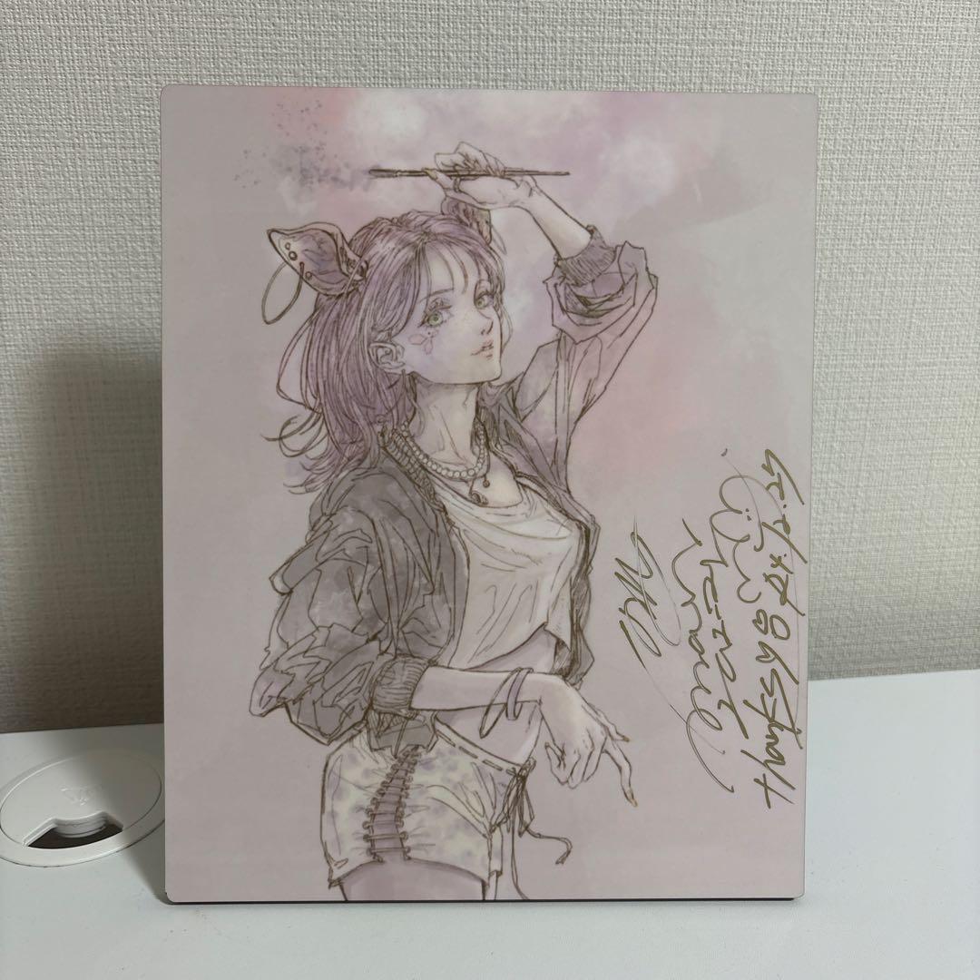 【非売品】MAマン直筆サイン入り　全グッズ購入者限定アートスタンドポストカード