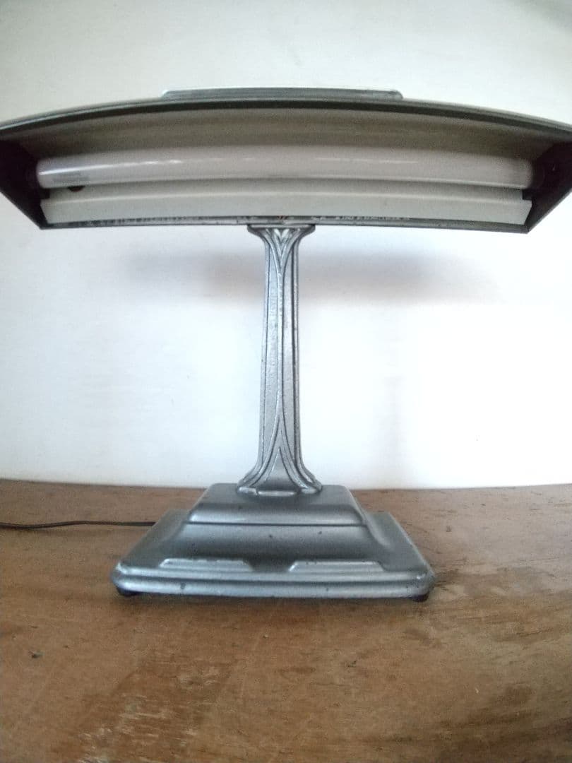 USA ヴィンテージ アールデコ ミッドセンチュリー バンカーズランプ