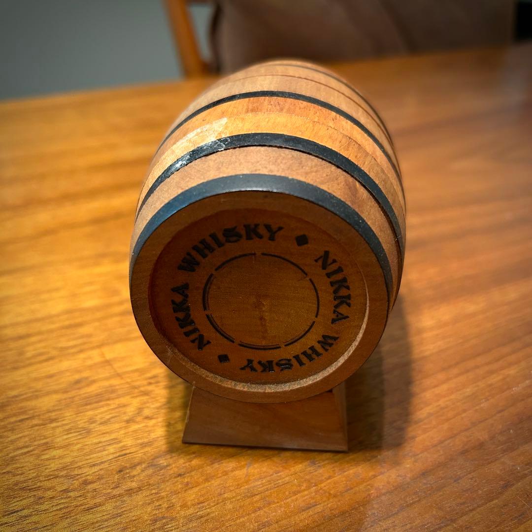 ニッカウイスキー　樽型コースター
