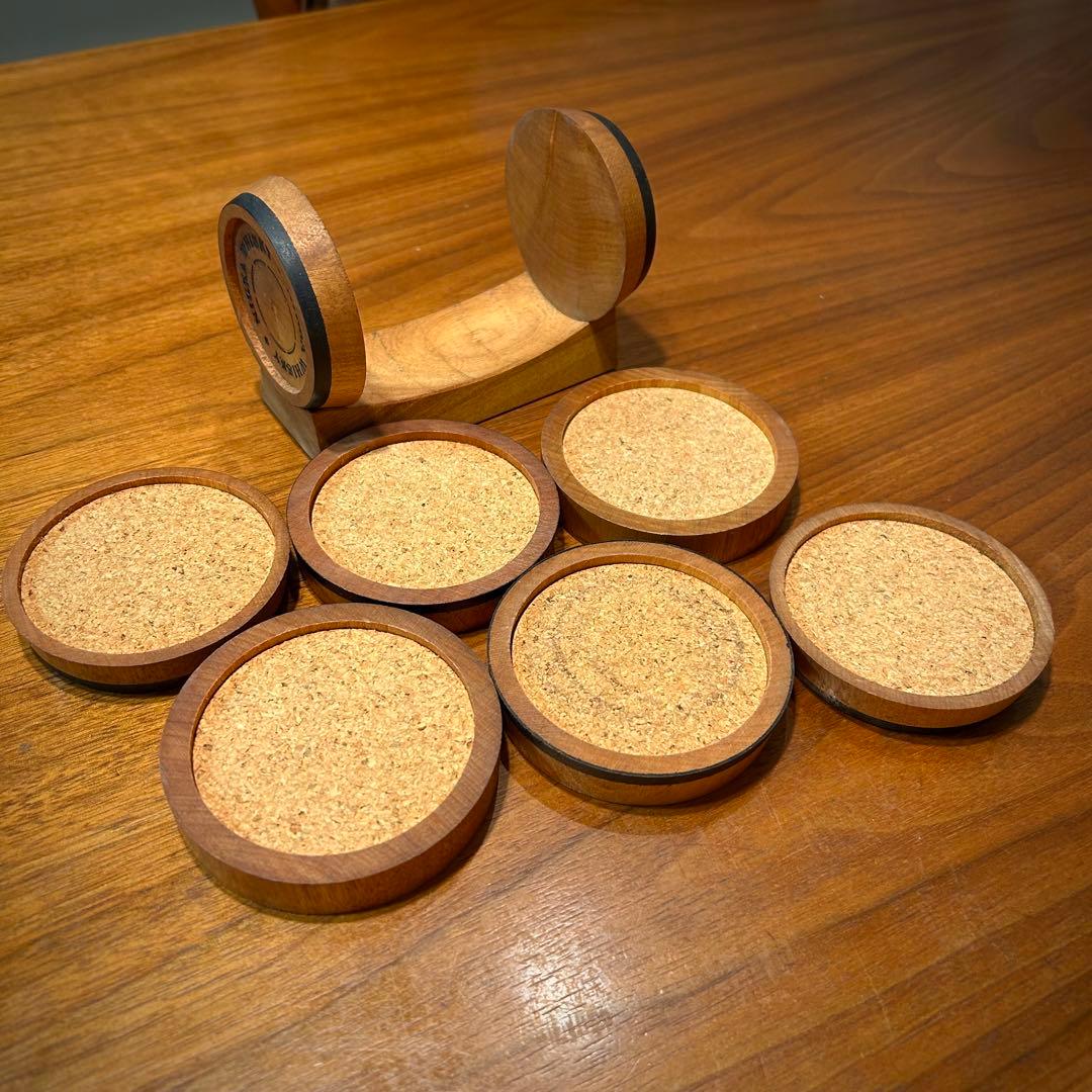 ニッカウイスキー　樽型コースター