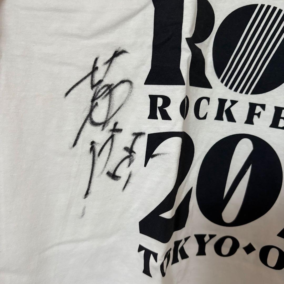 MET ROCK2019 Saucy dog サイン入りTシャツ