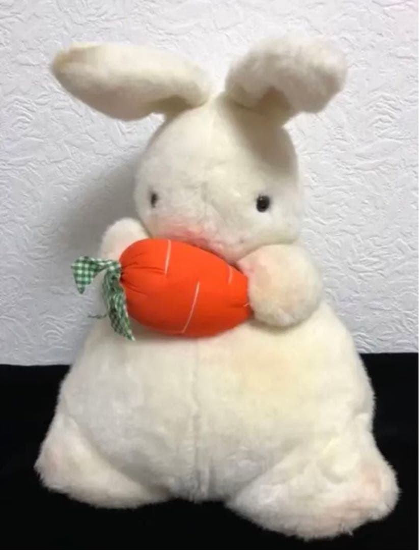 セキグチ　うさぎニンジンぬいぐるみSS・S・M・L・LL・特大セット昭和レトロ