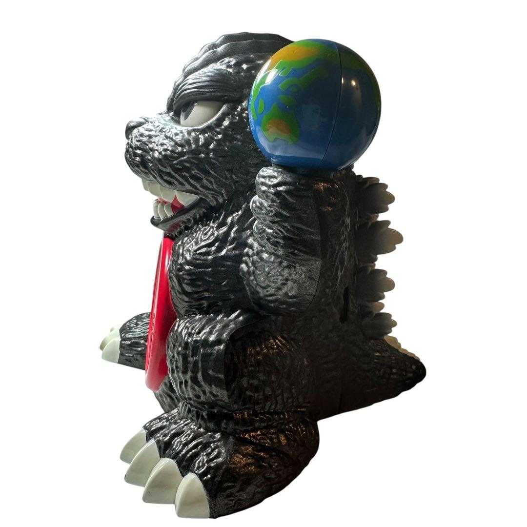 ゴジラ 目覚まし時計　動作確認　約25cm 時間になると、ゴジラの咆哮 目が光る