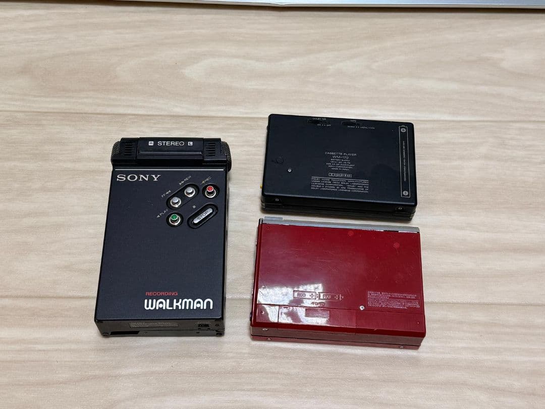 SONY、Toshiba ウォークマン 6台 オートリバース ジャンク