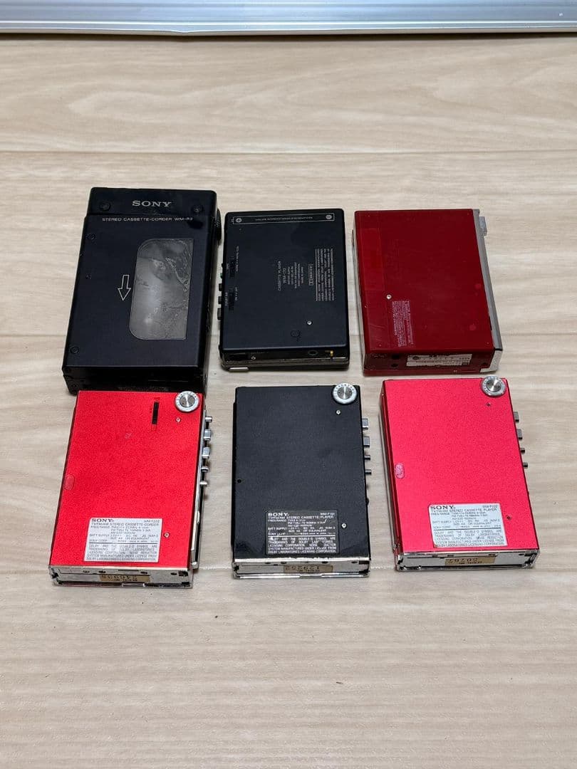 SONY、Toshiba ウォークマン 6台 オートリバース ジャンク