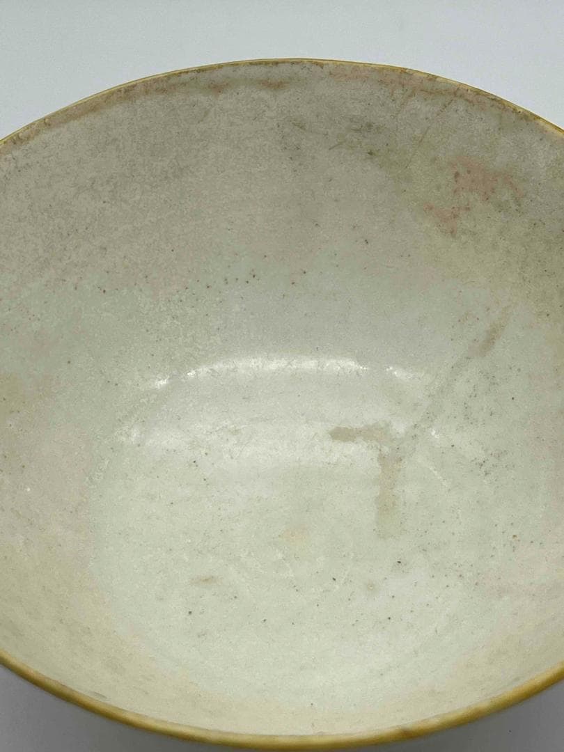 宋時代　定窯　白磁高足鉢　茶碗　景徳鎮　唐物　古賞物(C-74)