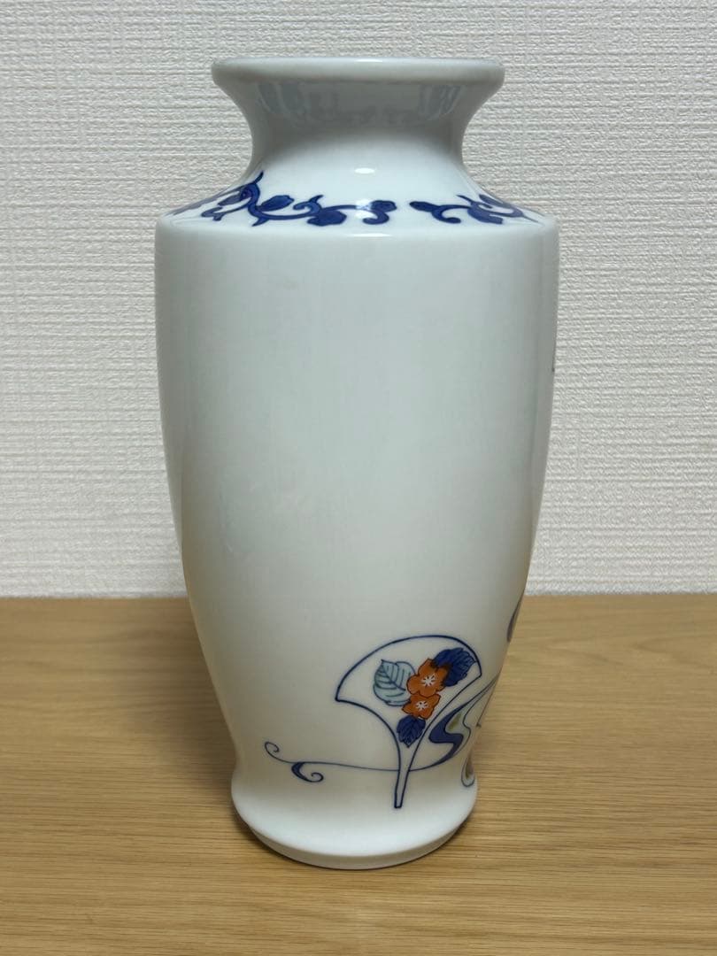 ▪️鍋島魯山★花瓶★陶器花瓶★木箱付き