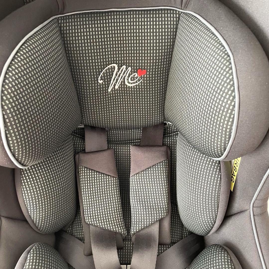 【超美品♡】チャイルドシート　マムズキャリー　ターンレジェfix グレー⭐︎