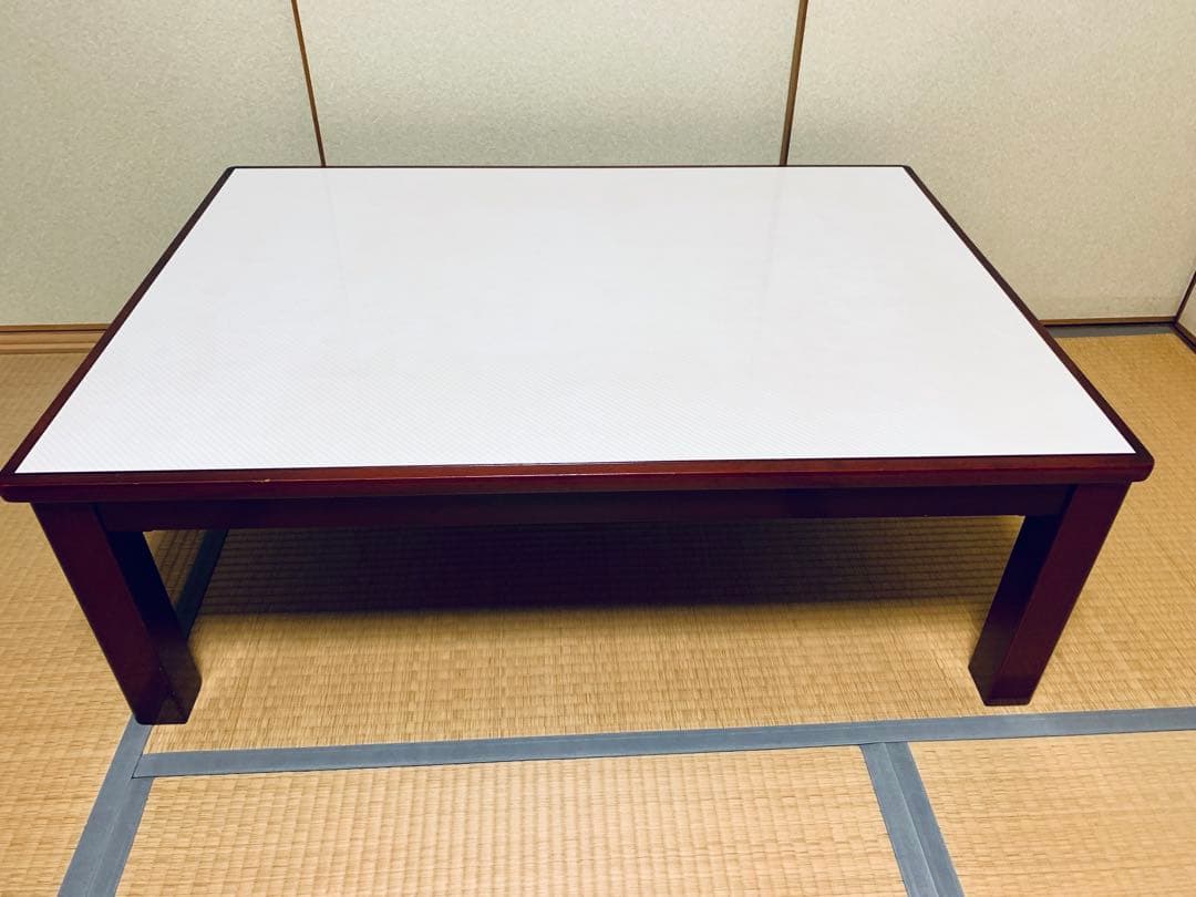 和風家具調こたつテーブル　 コタツ　座卓　ローテーブル リバーシブル　遠赤外線式