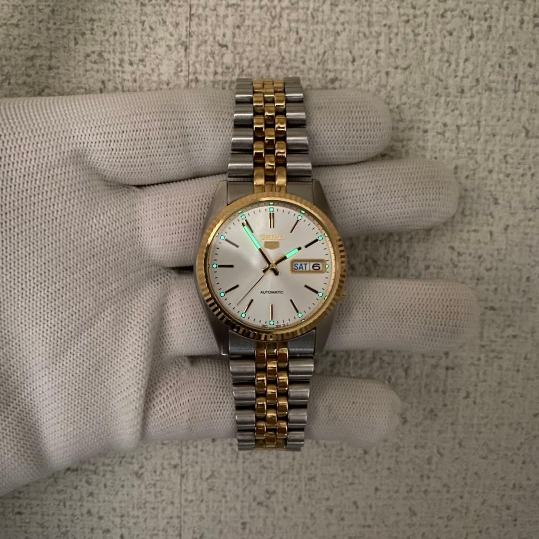 SEIKO 5 自動巻き 7s26-0500セイコーファイ。