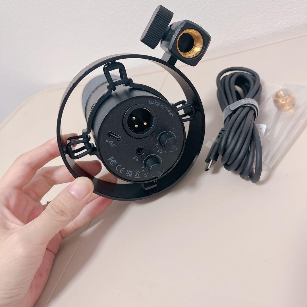 ✦ダイナミックポットキャストマイク USB/XLR接続可能 K688