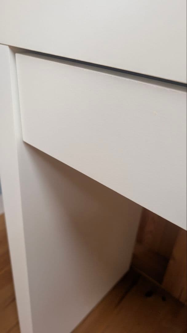 IKEA イケア 机 デスク ドレッサー ホワイト 引き出し マルム　MALM