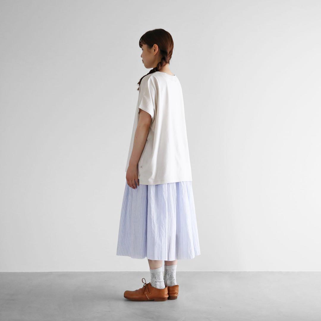 遠州織物HUIS U401ゆるふわコットンスカート