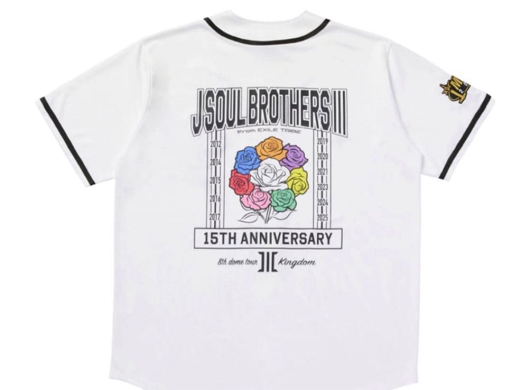 三代目 KINGDOM ベースボールシャツJSB