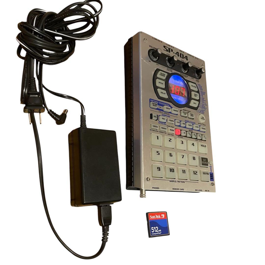Roland SP-404 サンプラー ACアダプター付き 512MB