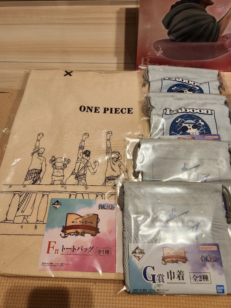 ワンピース 一番くじ ドラマティックメモリーズ A.B.C.E.F賞、他