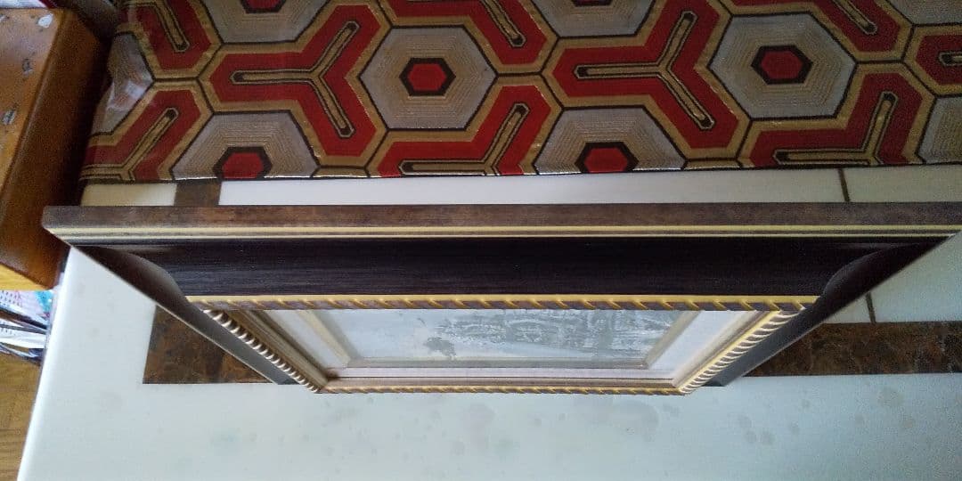 絵画 小松明 帰り道 油絵 油彩 SM