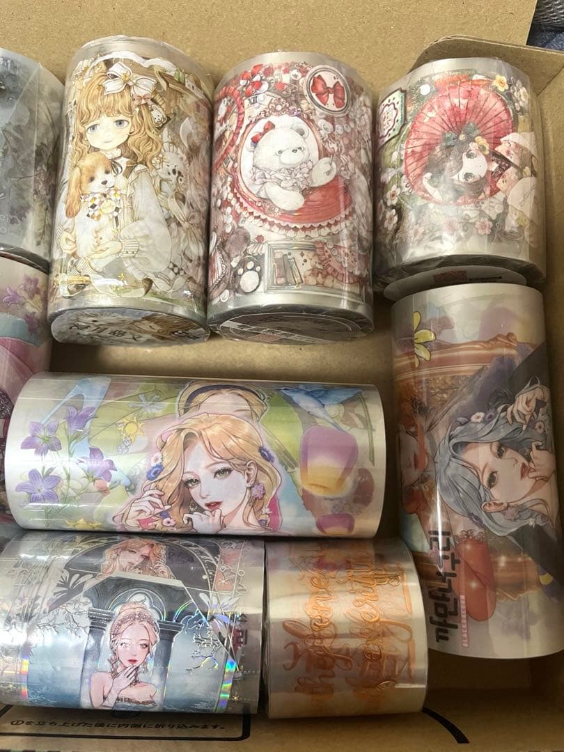 c*☻様 ①新品　PETテープ　まとめて　マスキングテープ　海外　くま　女の子